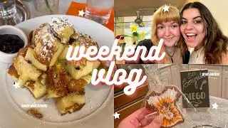 weekend vlog: grad parties, going out with friends, errands & more | andrea guzman-kern