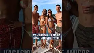 Leo Messi y Anto Roccuzzo junto a Luis Suarez y Sofi Baldi de vacaciones en Miami 😍