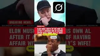 AI Accuses Elon of a Trump Ally Affair?! 🤯 | Elon Musk Shuts Down AI Rumor Machine 😅