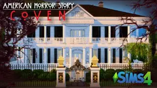 American Horror Story Coven House 🔮 Recreated in The Sims 4 Speed Build
