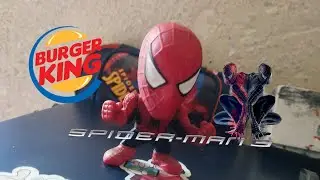 SPIDERMAN 3 sam raimi BURGUER KING 2006 FIGURA CON CAMBIO TERMICO! 