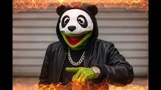 Kermit Mode: Panda Mask, Slim Shady Drip, Wide Load Chaos. 🐸🐼