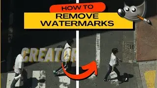 GIMP - How to Easily Remove a Watermark from Any Image (2 Simple Ways)