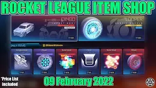 ROCKET LEAGUE ITEM SHOP | FEB-09-2022 | TW DINGO