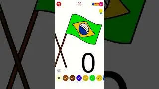 Flags Color By Number Brazil Flag