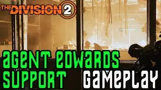 Agent Edwards Support (Hunter) Mission Gameplay 🞔 No Commentary 🞔 The Division 2