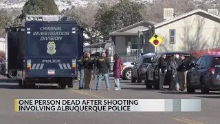 1 suspect dead in Foothills area trailer park officer-involved shooting