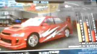 FAST AND FURIOUS CARS IN MIDNIGHT CLUB 3DUB EDITION