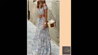 Boho Paisley Print Off Shoulder Maxi Dress