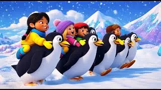 Five Little Penguins | Learn Numbers + More Nursery Rhymes & Kids Songs | NuNu Tv | Counting Song