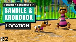 Как получить Сэндила и Крокорока в Pokemon Legends Z-A