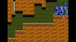 Mega Man 2 (NES) Woodman gameplay