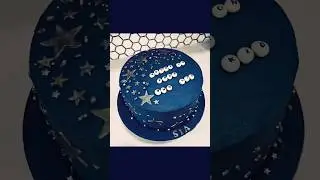 &ldquo;Stunning Blue Galaxy Cake With Silver Stars ⭐✨&rdquo; You&rsquo;re On Your Own Kid ✨ Lyric 🎵cake|shortsfeed