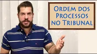 10 Ordem dos Processos no Tribunal - aula 1/2 (Prof. Bruno Garcia Redondo)