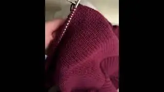 Knitting the Liv Sweater pattern