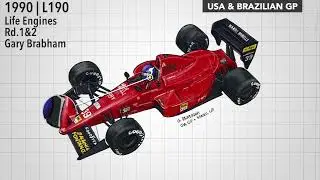 LIFE Racing Engines Race to Race Changes in 1990 | F1 Livery Evolution