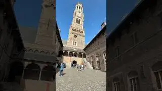 Belfort, Medieval Bell tower, Bruges #travel #history