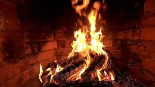 🔥 Cozy Fireplace 4K (1 HOUR). Fireplace with Crackling Fire Sounds. Crackling Fireplace 4K