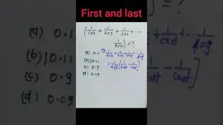 1/difference [1/first - 1/last] formula pr based series Simplification || श्रृंखला का सवाल | #shorts