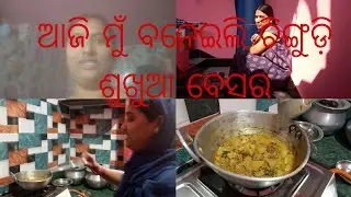ଆଜି ମୁଁ ବନେଇଲି ଚିଙ୍ଗୁଡ଼ି ଶୁଖୁଆ ବେସର🦐//sasmita odia vlog//