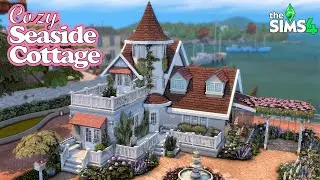 Cozy Seaside Cottage - Sims 4 [No CC!] Speed Build