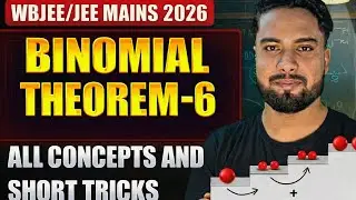 BINOMIAL THEOREM-6 || AP/GP/Calculus based Question🎯|| WBJEE / JEE MAINS 2026 crash course🔥#wbjee