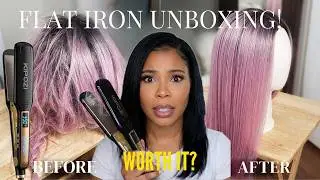 MY NEW KIPOZI FLAT IRON! Unboxing & Review, Does it live up to the hype? | Lilmsniki