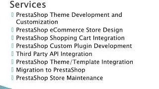 PrestaShop Development Company