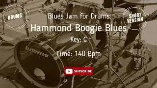 Drumless Boogie Blues Backing Track Jam in C