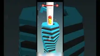 #shorts #youtubeshorts #gaming #gameplay #waitforend  Stack Ball easy game play Level 18 Complete 💯✅