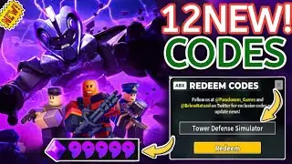 ⚠️СЕКРЕТНЫЕ КОДЫ ⚠️ ВСЕ РАБОЧИЕ КОДЫ для Tower Defense Simulator Октябрь 2025 - Коды Roblox TDS 2025
