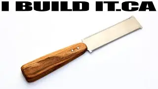 How To Make A Handle for a Flush Trim Saw