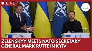 President Zelensky and Nato Secretary General Rutte address reporters in Kyiv