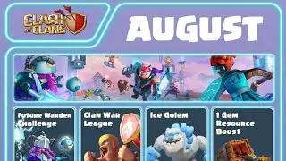 🌟 Exclusive Preview: Upcoming August Season in Clash of Clans! 🏰💎