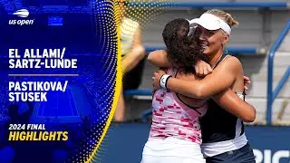 El Allami/Sartz-Lunde vs. Pastikova/Stusek Highlights | 2024 US Open Final