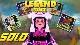 HOW TO SOLO LEGEND STAGE (1 & 2) w 4 UNITS! | Anime Adventures