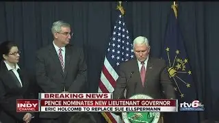 Governor Pence selects new Lieutenant Governor