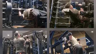 2025.06.16 Bench press, Incline dumbbell press, Military shoulder press, Dips