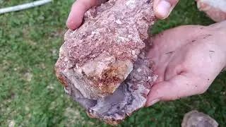 Amethyst aus Schlottwitz Sachen, Achat
