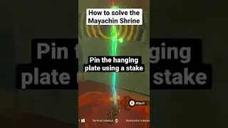 How to solve &lsquo;A fixed device&rsquo; Mayachin Shrine in Tears of the Kingdom | Cinemaze Shorts #shorts