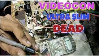 Videocon ultra slim tv dead fault solution / videocon crt tv stand by mode problem repair in hindi