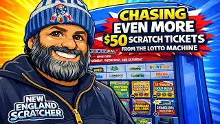 WE DOUBLED DOWN ON $50 TICKETS from this Mass Lottery Machine!!  + Other Tickets