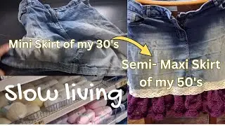 Slow Living | Old skirts transformation | Crochet