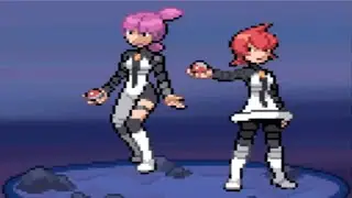 Pokemon Azure Platinum Hard Mode - vs Galactic Commanders Mars and Jupiter (12v12 with Barry)
