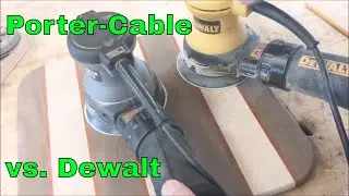 Dewalt vs  Porter Cable Random Orbit Sanders, How to Replace a Pad