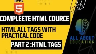 HTML all tags with code | HTML Complete course #html #htmltags
