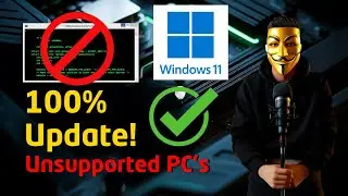 Update Windows 11 on Unsupported PCs 2025 | Step by Step Easiest Working Method Tutorial