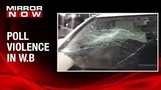 W.B poll violence: TMC workers allegedly vandalise BJP leader Arvind Menon's car in Barsat