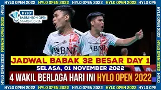 Jadwal Hylo Open 2022 Hari ini Day 1/R32: 4 Wakil INA Bertanding | Hylo Open 2022