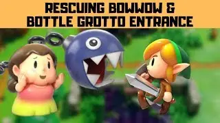 How to Rescue BowWow and Find the Bottle Grotto Entrance - Link's Awakening